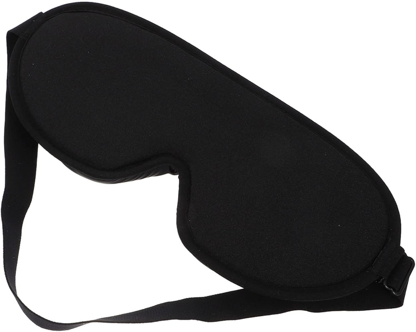 Sleep Eye Mask for Complete Light Blocking Comfortable Black Blindfold for Travel and Rest for Men and Women Made from Breathable Material