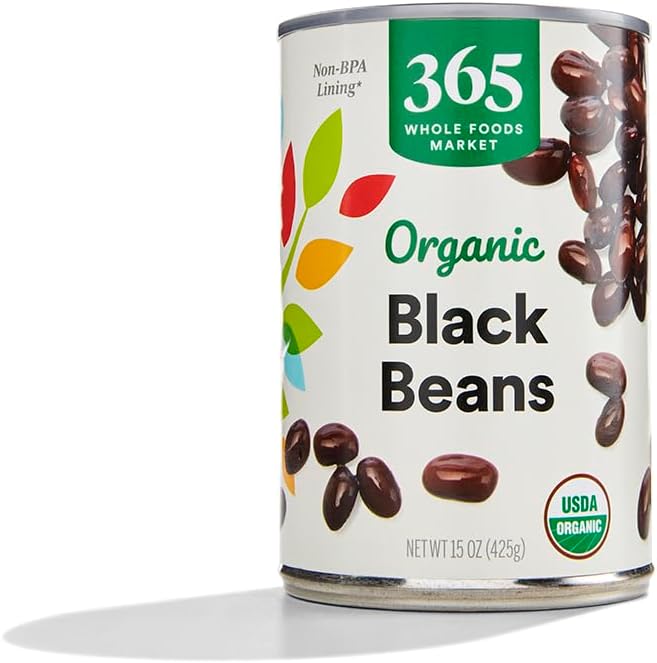 365 by Whole Foods Market, Organic Black Beans, 15 Ounce