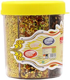 Chandan Mouth Freshener 6 in 1 Royal Pack Mukhwas | Elaichi Sounf, Churi Sounf, Ice Cream, Jet, Gulab Mix & Softy Tukda | 100% Natural, 8.11 oz / 230 g