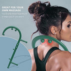 KEINE MARKE Trigger Point Massage Tool Body Deep Tissue Handheld Back, Neck, Shoulder, Leg and Feet Massager Rod, Muscle Release Tool Self Massage Hook Cane for Women & Men