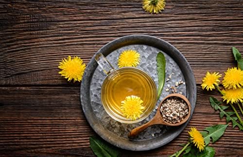 Dandelion Dried Cut Root 4 oz, Taraxacum Officinale, Dandelion Root Tea, 4 oz, Diente De León, Product From Bulgaria, Packaged in the USA