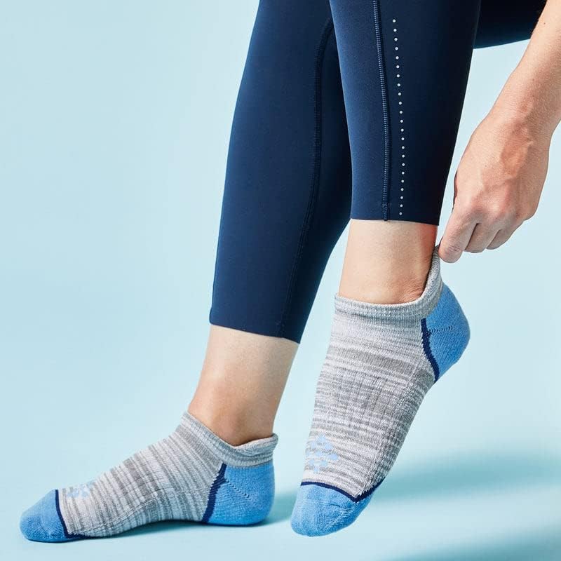 True Energy Women's No Show Socks - Running Socks with Compression + Infrared - 3 Pairs