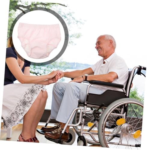 Breathable Anti-Leak Elderly Care Diaper Underwear XL Cotton Absorbent Elastic Pants for Urinary Incontinence Postpartum Men and Women