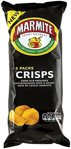 Walkers Crisps - Marmite (6x25g) - Pack of 2
