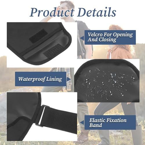 Waterproof Ostomy Bag Cover, Adjustable Washable Colostomy Pouch Cover Protector, Universal Ileostomy Supplies for Women Men