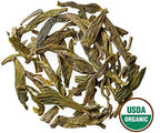 Golden Moon Tea Organic Dragon Well Longjing Green Tea - Loose Leaf, Non GMO - Travel Tin (24 Servings)