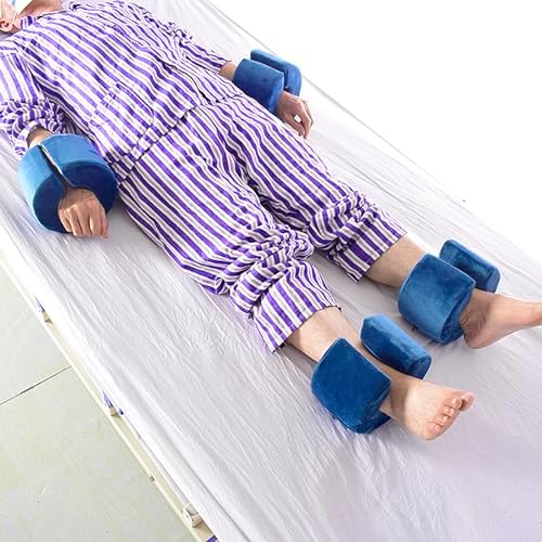 Leg Elevation Pillow Foot Ankle Protector Cushion Foot Foam Elevator Anti-Bedsore Zipper Removable Cover Foot Elevation Pillow Wedge Leg Elevation Support Pad Preventing from Ulcers & Sores & Pressure