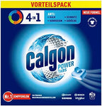 Calgon 4-in-1 Power Tabs - 77 Tabs | Water Softener Tablets for Washing Machines | Reduces Limescale Build-Up, Minimizes Residue | Helps Maintain Clean Drum and Fresh Laundry