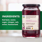 Pickerfresh Pickled Beets | Crinkle Cut Sliced Beetroot | Simple Natural Ingredients | Non-GMO, No Artificial Color & No Preservatives | 16 oz (6 Pack)