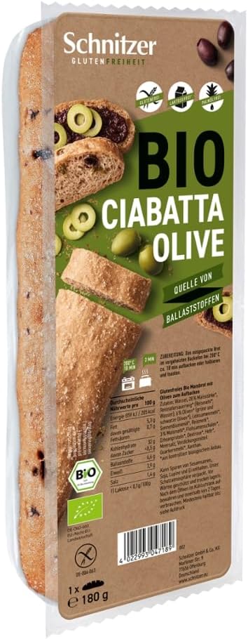 Glutenfree Olive Ciabatta by Schnitzer