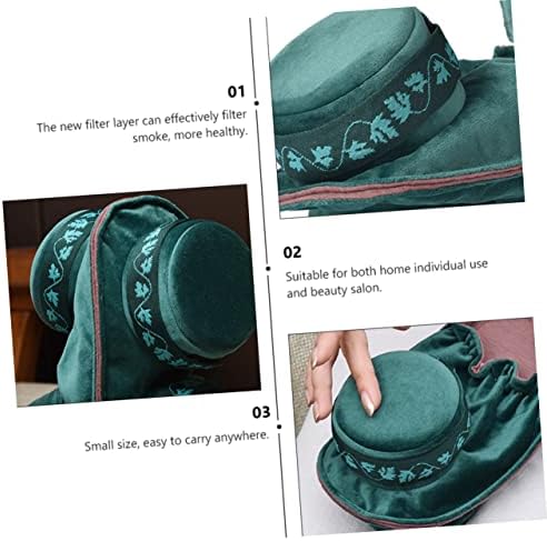 FRCOLOR Moxa Purifier Cloth Cover for Smokeless Moxibustion Box Portable Foot Moxa Holder with Heat-Resistant Go Wellness