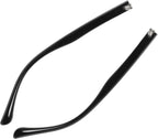 IMIKEYA 1 Pair Brown Plastic Eyeglass Temple Replacement Arms - Spring Glasses Temples for Easy Repair of Sunglasses and Eyeglasses - Universal Fit for DIY Glasses Repairs