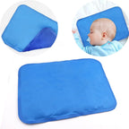 Reusable Gel Ice Pack for Sleeping, Cold Pillow Pad, Head Cooling Ice Pad, Chill Pillow, Relieve Headaches, Migraines, Fevers, Hot Flashes, Night Sweats, Perfect for Children, Adult, Pets (Blue (L))