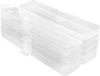5pcs Portable Plastic Toothbrush Boxes Protective Covers for Travel Home Office