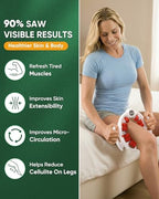 ONUEMP Cellulite Remover for Legs, Cellulite Massager Roller Muscle Roller, Fascia Massage Tool Thigh, Calf, Leg Massager - Anti-Celulitis, Lymphatic Drainage, Body Sculpting, Deep Tissue Pain Relief