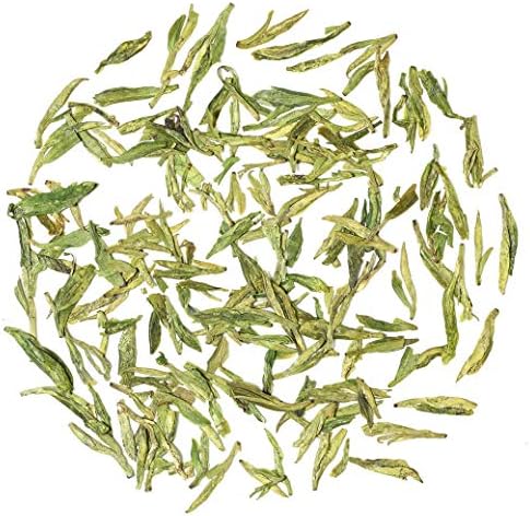 GOARTEA Bai Cha Long Jing Green Tea - 50g / 1.76oz Supreme Grade - Spring Anji Baicha Longjing - White Dragon Well Chinese Green Tea Loose Leaf