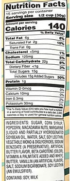 Island Princess Hawaiian Macadamia Nut Popcorn Crunch 16 oz. Bag