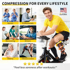 CAMBIVO Calf Compression Sleeve Men & Women- Shin Splint Brace Support for Legs Pain Relief, Varicose Vein Treatment