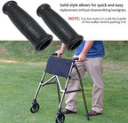 Walker Handle Cushions - Rollator Hand Grips Replacement Fit 0.9"-0.95" ID Handle, Rolling-Walker Accessories for Elderly Disabled, Set of 2