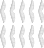 EXCEART 10Pcs Anti-Fog Nose Bridge Strip for Face Masks Silicone Nose Pads for Eyeglasses Self-Adhesive Support for Clear Vision