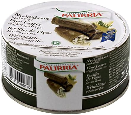 Palirria Stuffed Vine Leaves 280 Gram Can