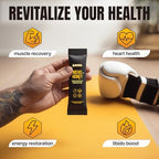 Royal Jelly Honey for Men - Extra Strength Quality, Improved Formula, Herbal Superfood Mix - Raw & Natural Energy & Power Supplement, No Added Sugar - 24 Individual Packets, 10g
