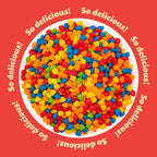 Mini Candy Hearts | 1-Pound Bag | Assorted Fruit Flavors Hard Candy | Rainbow Hearts for Easter Candy Buffets, Snacking, Party Favors, Dessert Topping, and Gifting