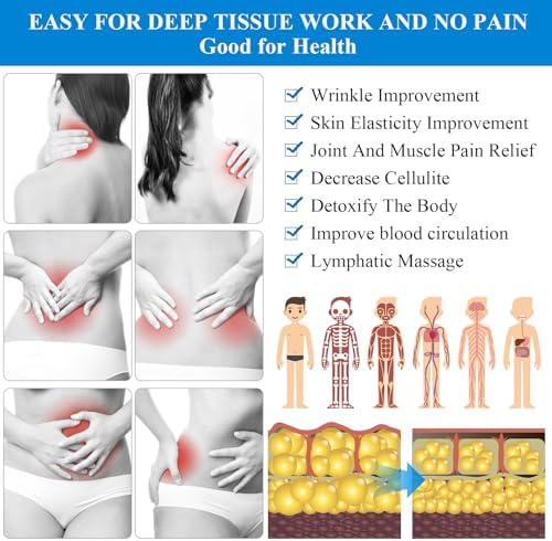Silicone Cupping Therapy Sets, Cupping Kit for Massage Therapy,Anti Cellulite Cup, for Cellulite Reduction Joint Pain Muscle Pain