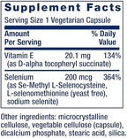 Life Extension Super Selenium Complex, 200 mcg – 3 Forms of Selenium, Vitamin E – Cellular Health & Longevity Support – Gluten-Free, Non-GMO, Vegetarian, 1 Daily – 200 Capsules