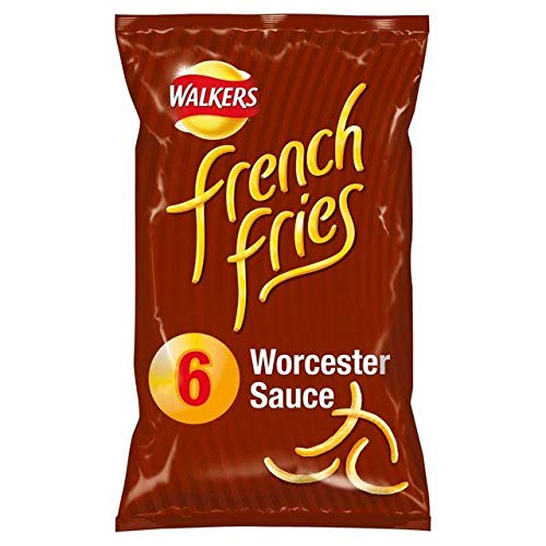 Walkers French Fries Worcester Sauce Snacks 18g x - 6 per pack_AB