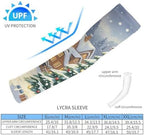 Christmas Tree Town Arm Sleeves for Men Women, Compression Sleeve, Cooling Sleeves to Cover Arms(1 Pair)