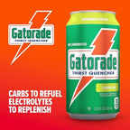 Gatorade Thirst Quencher, Lemon-Lime, 12 Fl Oz Cans (Pack of 18)