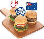 Big Dot of Happiness Australia Day - Dessert Cupcake Toppers - G’Day Mate Aussie Party Clear Treat Picks - Set of 24