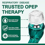 Flutter Valve Device for Lungs, Breathing Exercise Devicefor Lungs, Adjustable Resistance for Natural Mucus Removal, Portable Lung Exerciser Device | Breathing Trainer