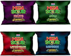 Barnetts Mega Sour Candy 4 Pack – Handmade British Sweets – Raspberry, Apple, Watermelon & Fruits – Gift or Party Treat (227 g x 4)