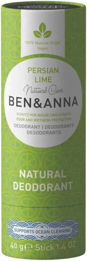 BEN & ANNA Persian Lime Paper Tube Deodorant, 40 GR