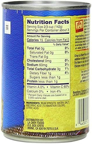 La Choy Bean Sprouts, 14 Ounce, 12 Pack