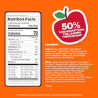 Yumi Organic Toddler Snacks Bars - Gluten-Free, No Added Sugar, 7+ Vegetables, Soft-Baked Crust Yumi Bars, Healthy Toddler Organic Snacks - School Safe and for Lunch Boxes, Apple Cinnamon & Squash (30ct.)