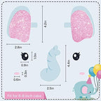 Adorn Your Cake with Our Cute Elephant Cake Topper-Elephant Cake Decoration Birthday Cake Topper