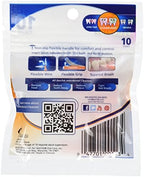 DenTek Easy Brush Interdental Cleaners | Brushes Between Teeth | Standard | Mint Flavor | 10 Count (Pack of 6)