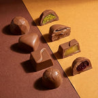 Ksana Choco Luxury Handmade Chocolate Gift Box - 8 Assorted Pralines - Small Gourmet Candy Gift for Men and Women, Birthday, Thank You & Sympathy (8 Piece Praline Assortment)