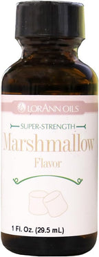 LorAnn Oils Super Strength Flavoring - Used For Candy Making, Flavoring Extracts, Baking, Hard Candy, and Flavor Oils - Bold, Natural Flavors 4X Stronger Than Extracts - Marshmallow, 1 fl oz