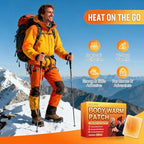 Disposable Hand Warmers & Body Warmers for Cold Weather - MQUPIN 12H Long Lasting Adhesive Heat Patch, Air Activated Portable Heat Pad Sticks to Clothing for Outdoor & Indoor Use (10 Count, 5x4 Inch)