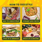 Freestyle Snacks Olive Snack Packs - As Seen on Shark Tank - Fresh Pitted Green Olives, Jumbo-Sized, Grown in Greece, All Natural, Non-GMO, Sugar-Free, Low Calorie - Lemon Garlic, 4oz (6 Pack)