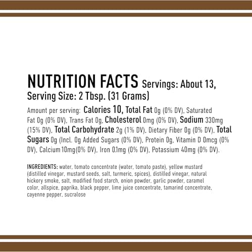Lillie's Q - Zero Sugar Smoky BBQ Sauce, Gluten-Free, Non-GMO, No Preservatives, Sugar-Free, Low Calorie, Sweet & Smoky BBQ Flavor (13.8 oz)
