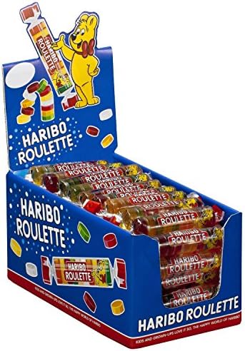Haribo Roulette, 7/8-Ounce Rolls (Pack of 50)