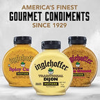 Inglehoffer Traditional Dijon Mustard 9oz, Classic French-Style Mustard with White Wine