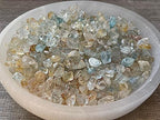 WHOLESALE Natural Semi Tumbled Lemon Topaz Gemstone Chips, Lemon Topaz Crushed Mini Crystals, Undrilled Crystal Chips (Lemon Topaz, 1 Pound)