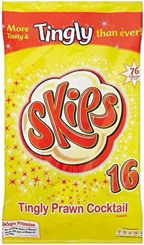 KP Skips - Tingly Prawn Cocktail (16x14g)