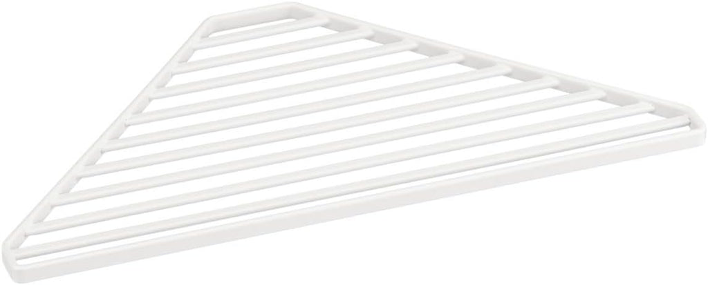 YAMAZAKI home Corner Sink Drainer, One Size, White